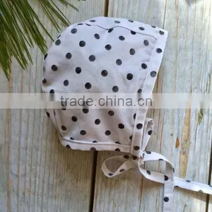 Polka Dots Cotton Baby Hat Hot Selling Bonnet Readymade Garments Wholesale thumbnail-1