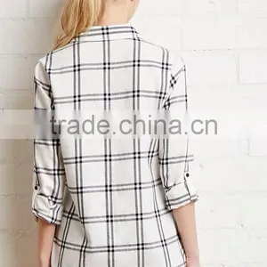 Wholesale Fashion Design Lady Casual Long Sleeve Blouse thumbnail-2