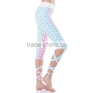 2017 New Fashion Women Sport Legging Sexy Yoga Print Wholesale thumbnail-2