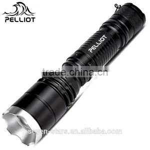 Zoomable Multifunctional Long Lasting Time Tactical Flashlight With Five Stalls thumbnail-1