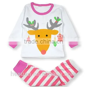 100% Cotton Chrismas Clothing Set,baby Kids Child Pyjamas Pijama / Kids Pajamas / Kids Sleepwear thumbnail-2