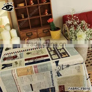 5m/pack Hot Sale Magazine Printing Canvas Fabric Cotton/Linen Fabric Zakka Fabric for Curtain Cushion Tablecloth thumbnail-1