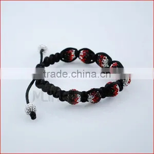 Czech Rhinestone Shamballa Bracelet thumbnail-1