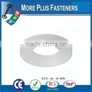 Made In Taiwan Plastic Flat Washer Black Nylon Reinforced Rubber Fender Thrust Round thumbnail-5