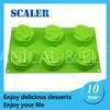 Custom Flexible Green Yellow Rose Cake Mold Cookie With FDA LFGB thumbnail-1