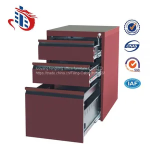 China Fenglong Steel Filing Cabinet and Vault 3 Drawers Movable Pedestal thumbnail-4