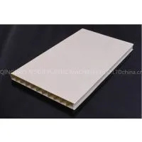 PVC Foam Board Extruder , Double Screw PVC Door Board Plastic Extrusion Line thumbnail-1