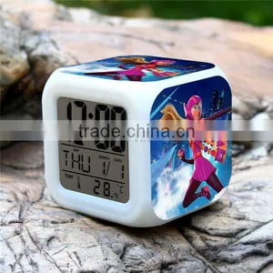 Big Hero LED Clock, Baymax Clock, Alarm Clock,Big Hero Led Clock,Digital Clock,Led Desk Clock thumbnail-6