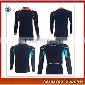 Sportswear Manufacturer Mens Compression Polyester Red Short Sleeve Surfing Suit/Long Sleeve Surf Shirts/---AMY164289 thumbnail-6
