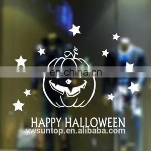 Pumpkin Halloween Theme Evil Window/Wall Sticker Halloween Decoration Home Decoration thumbnail-1
