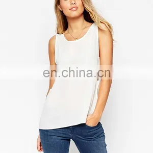 2016 Latest Women Sexy White Tank Top thumbnail-1