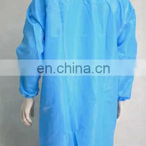 Esd Non-woven Antistatic Lab Coats for Polyester Disposable Cleanroom Anti-static Coverall Antistatic Garment thumbnail-1