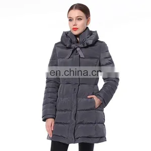 2016 New Arrival Woman Long Europe Style Womens Plain Black Jacket thumbnail-1