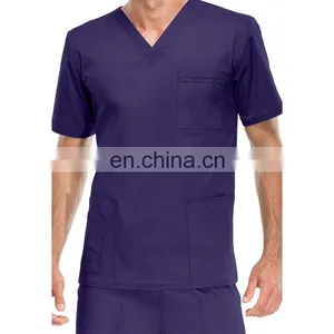 Fashionable 65%Polyester 35%Cotton Material Nurse Uniform Designs thumbnail-1