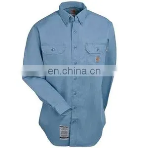 Good Quality Construction Work Uniform Shirts/Professional Shirts Workwear Working Uniform/OEM Men Industrial Uniforms/23106 thumbnail-1