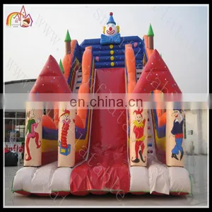 Promotion Inflatable Clown Slide, PVC Tarpaulin Outdoor Playground,inflatable Bouncy Slide for Kids thumbnail-2