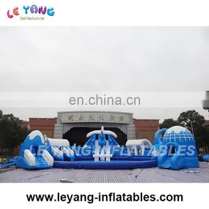 Commercial Cheap and Customized Giant Inflatable Water Park Price, Land Amusement Park thumbnail-1