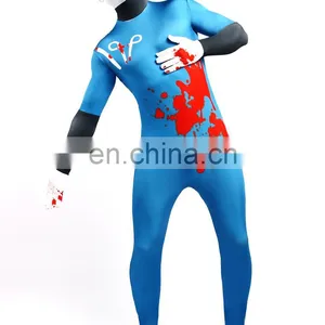 Lake Blue Full Body Spandex Lycra Catsuit Halloween Jumpsuit Unitard Sexy thumbnail-1