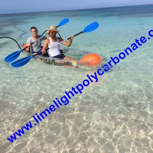 Transparent Kayak, Clear Kayak, Crystal Kayak, Polycarbonate Kayak, Clear Canoe, Transparent Canoe, Crystal Canoe Kayak thumbnail-1