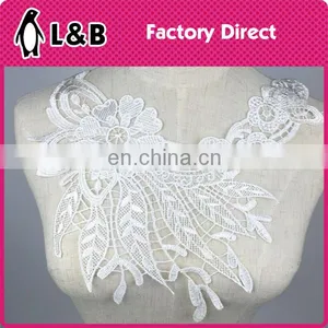 Fashion Polyester Chemical Lace Embroidery White Neck Lace Collar thumbnail-5