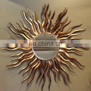 Crack Resistance Iron Sun Mirror For Home Decoration Handicraft Item From Jodhpur India thumbnail-1