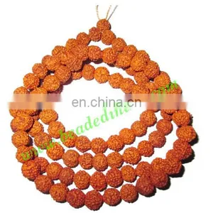 Rudraksha Beads String (mala) 5 Mukhi (five Face), Size: 6mm thumbnail-1