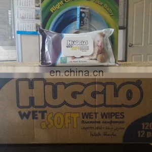 HIGH QUALITY HUGGLO WET WIPES 100 PCS IN PACK FROM TURKEY thumbnail-4