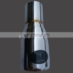Stainless Steel Titanium Blue Bevel Car Exhaust Tip thumbnail-1