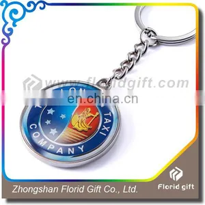 Cheap Hot Selling Promotion Round Custom Metal Keychain thumbnail-4