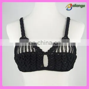 Unique Design Spring Black Color Hot Sexy Fashion Swimwear Bikini Model thumbnail-4