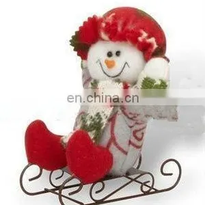 Handmade Skating Christmas Snowman thumbnail-1