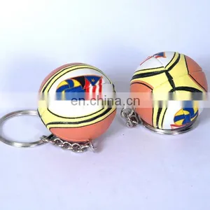 Customized Football Basketball Baseball Softball Charms Key Chain Cheap Football Keychains Gifts Football Fan's Gifts thumbnail-6