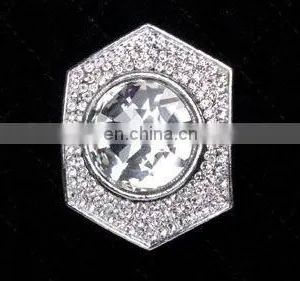 Fashion Shiny Alloy Rhinestone Buckle thumbnail-1