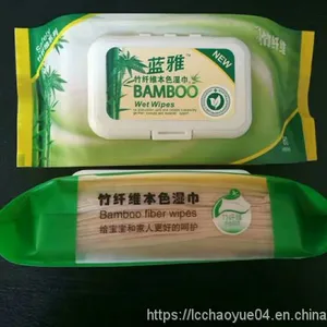 Bamboo Fiber Biodegradable Wet Wipes thumbnail-3