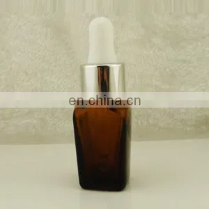 30ml Square Essential Oil Bottle Amber With Glass Dropper thumbnail-3