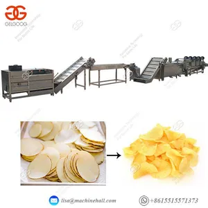 Potato Chips Production Line Automatic Industrial Potato Chips Making Machinery thumbnail-2
