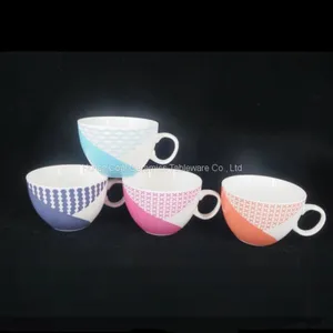 Hot Sale Two Tone Glazed Contrast Color Mug Sets thumbnail-1