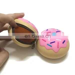 Wholesale Doughnut Silicon Jelly Coin Wallet Cake Donuts Silicon Coin Purse thumbnail-6