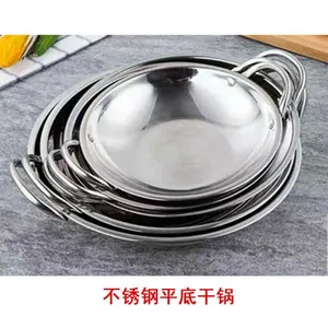 Cheap Stainless Steel Wok Fire Pot Set Soup Pot Steamer Double Layers Triple Layers Cooking Pot Multi-function thumbnail-4