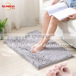100% Polyester Microfiber Chenille Bath Mat thumbnail-5