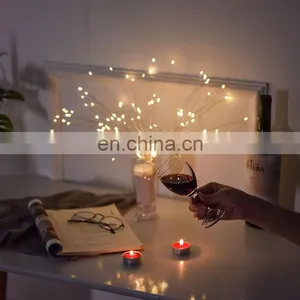 Новые креативные светодиодные фейерверковые струны феерических ламп для террасы, для помещений и на улице, садовых декоративных солнечных ламп, праздничных зонтиковых ламп thumbnail-5