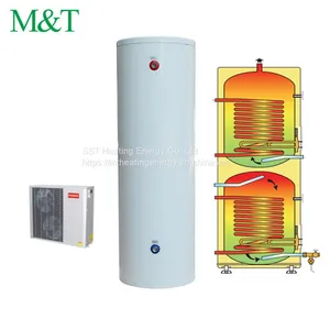Geothermal Heat Pump Water to Air Horizontal Hot Water Heater With Two Inner Tank thumbnail-1