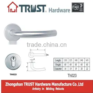 TH023:Trust Stainless Steel Residential Door Handle With Escutcheon thumbnail-1