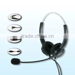 Noise Canceling Communication Headset With USB or PC or RJ9 Plug thumbnail-1