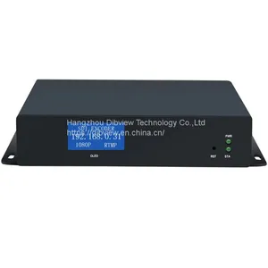HD SDI IPTV Encoder H265 H264 OLED Facebook Codec Streaming With IP HTTP, RTSP, UDP /RTP, RTMP, RTMPS, SRT, ONVIF, HLS, FLV thumbnail-4