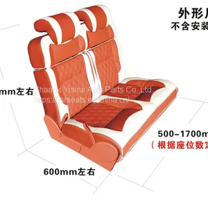 High Standard Campervan Aviation Commercial Vehicle Foldable Seat Caravan RV Camping Trailer Seat Bed Campervan Car Seat thumbnail-4