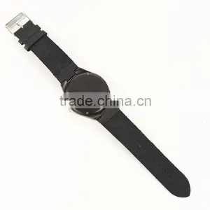 Original Design Luxury Ebony Blackwood Wooden Watch Pure Time Wrist Watch Women thumbnail-2