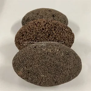 Volcanic Grindstone Tool Rope Wrapped Oval Double-sided Volcanic Grindstone thumbnail-2