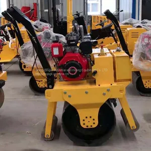 700 Type Hand-paid Large Single-wheel Vibratory Road Roller Asphalt Road Repair Quick Compaction Road Roller thumbnail-4
