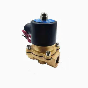 2/2 Way 220V Direct Acting Brass Material 2w160-15 Irrigation Water Solenoid Valve thumbnail-4